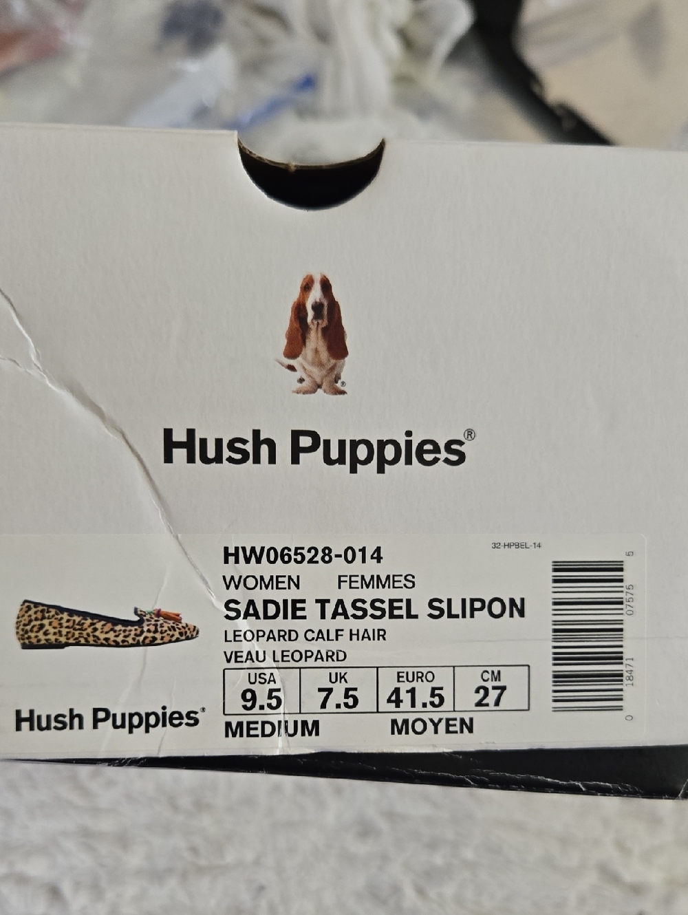 Hush Puppies Women's Leopard Tassel Loafers - Tan/Black - Picture 2 of 7